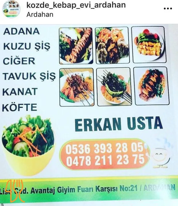 K&ouml;zde Kebap Evi Ardahan - Merkez Ardahan