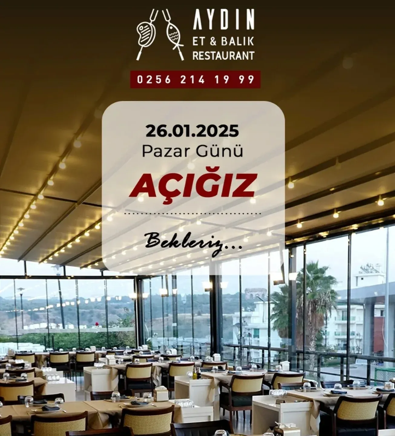 Teras et - K&ouml;şk Aydın