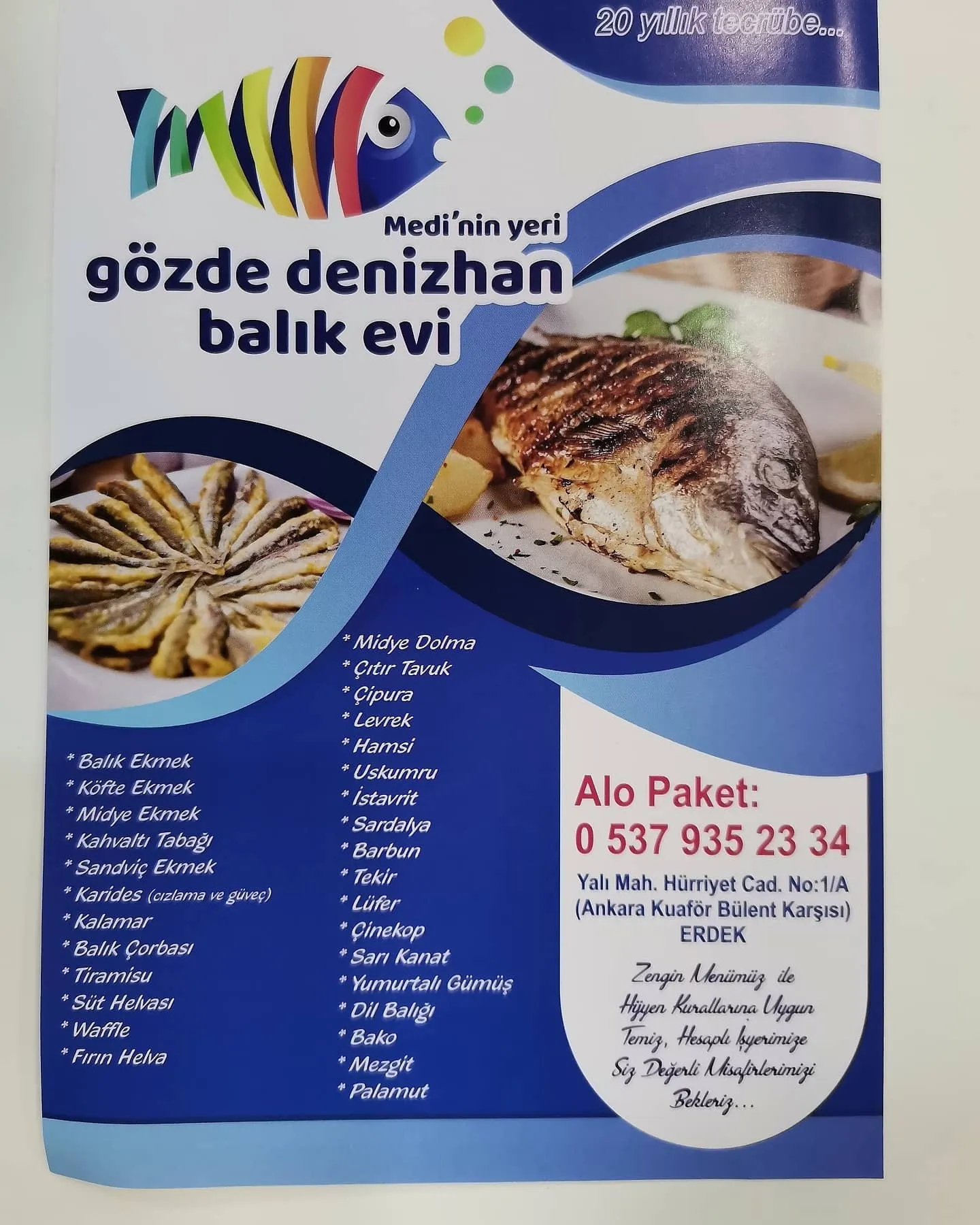 G&ouml;zde Denizhan Balık Evi - Erdek Balikesi̇r