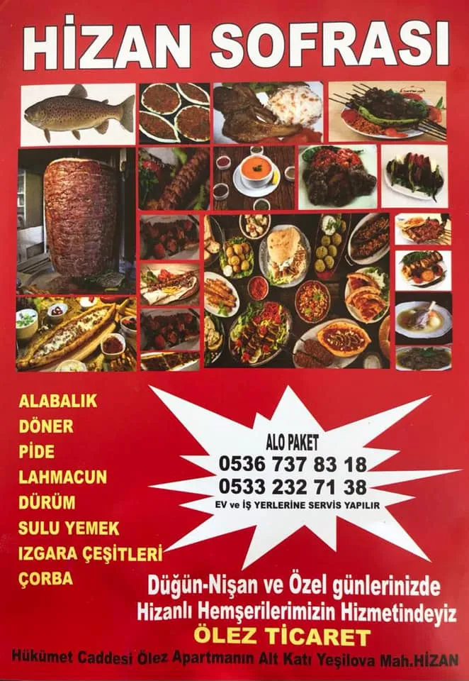 Hizan Sofrası - Hizan Bi̇tli̇s