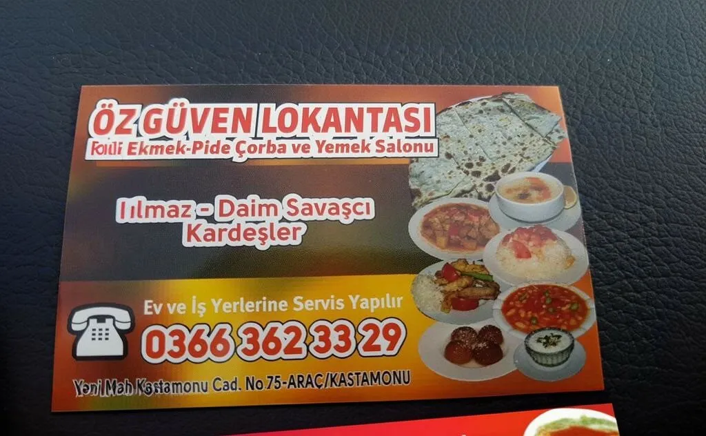 Öz Güven Lokantası - Araç Kastamonu