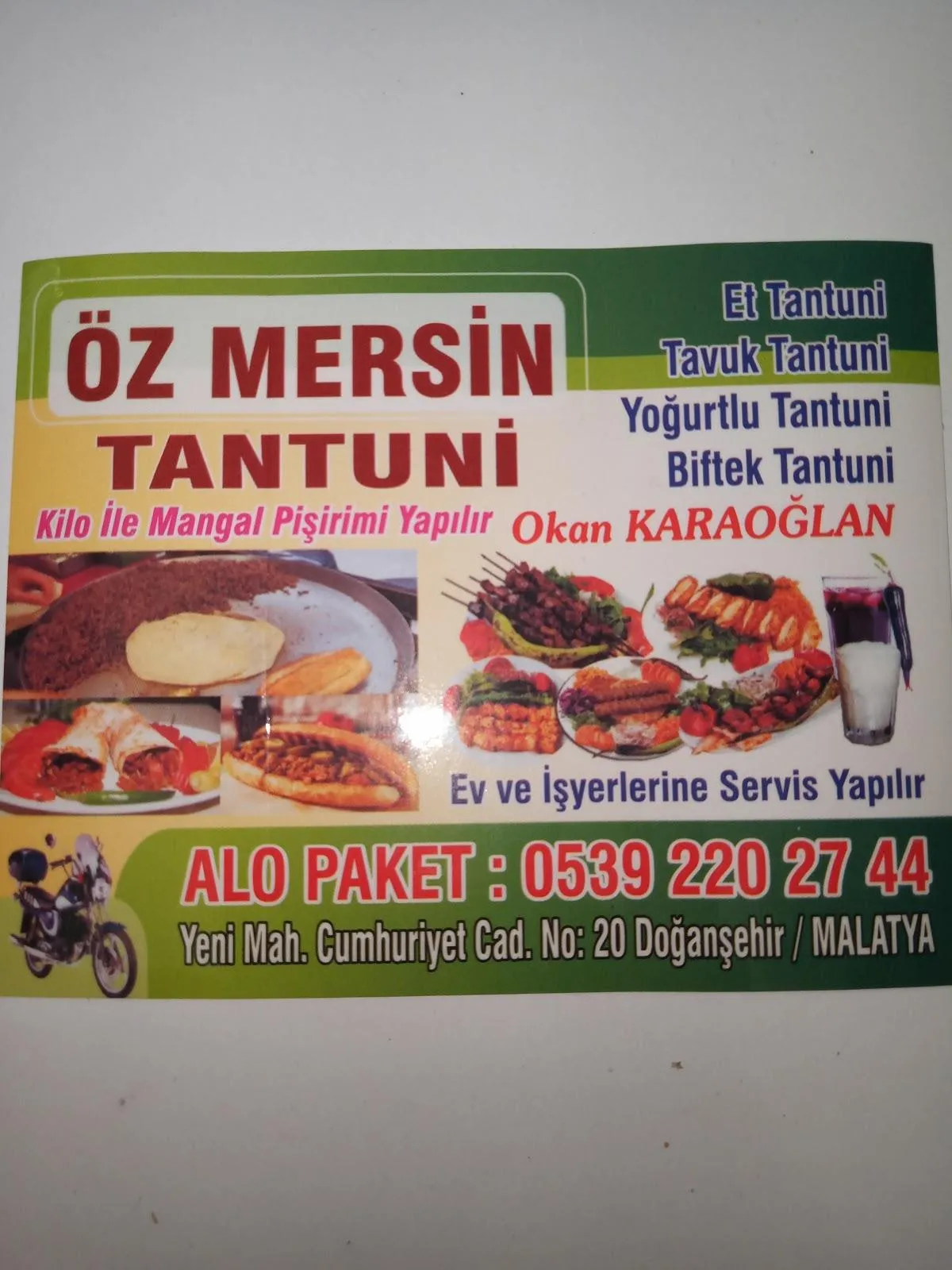 &Ouml;z Mersin Tantuni - Doğanşehir Malatya