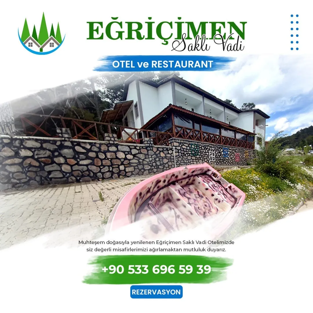 Eğri&ccedil;imen Saklı Vadi Otel Restorant - Koyulhisar Si̇vas