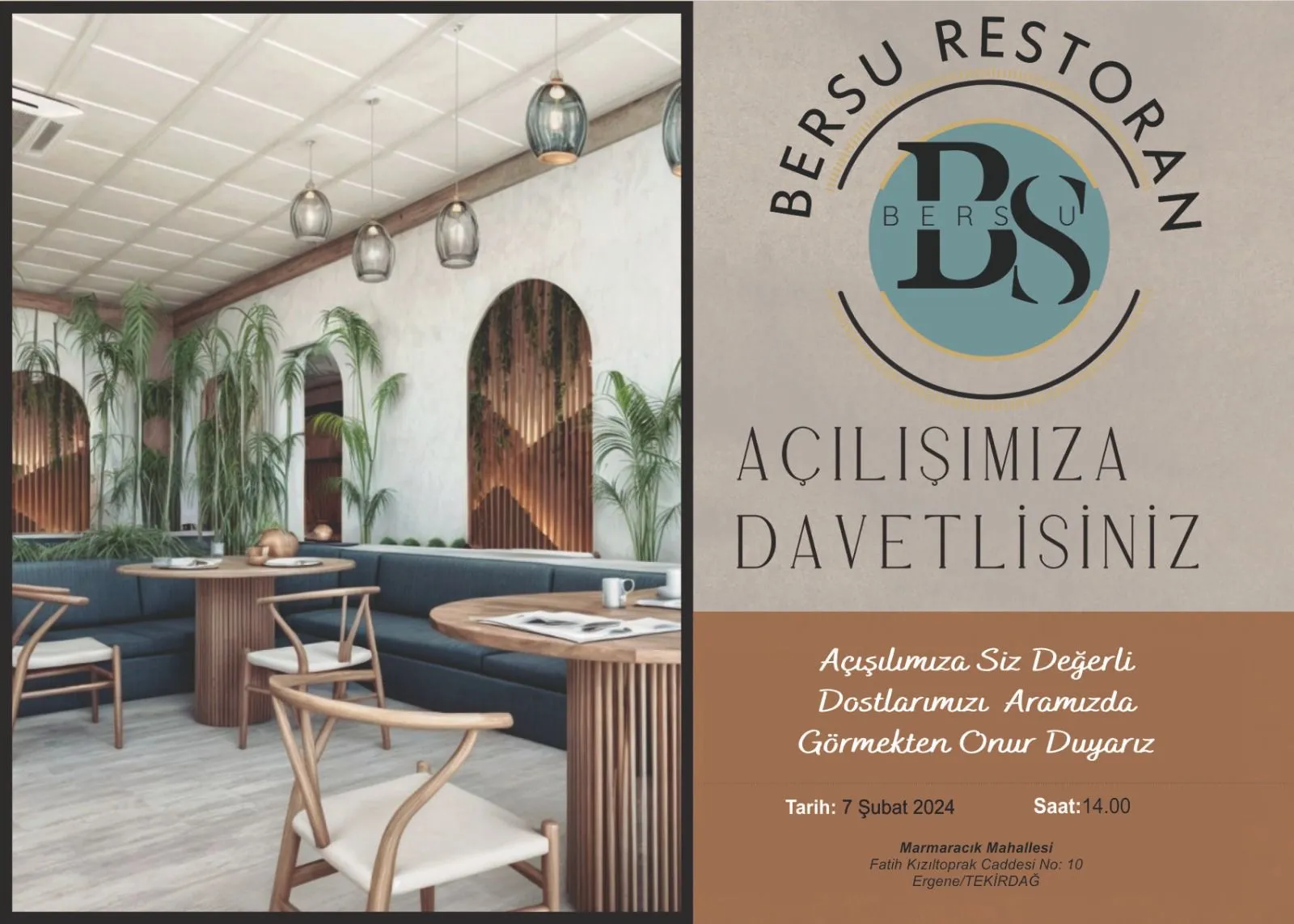 Bersu restaurant - Ergene Teki̇rdağ