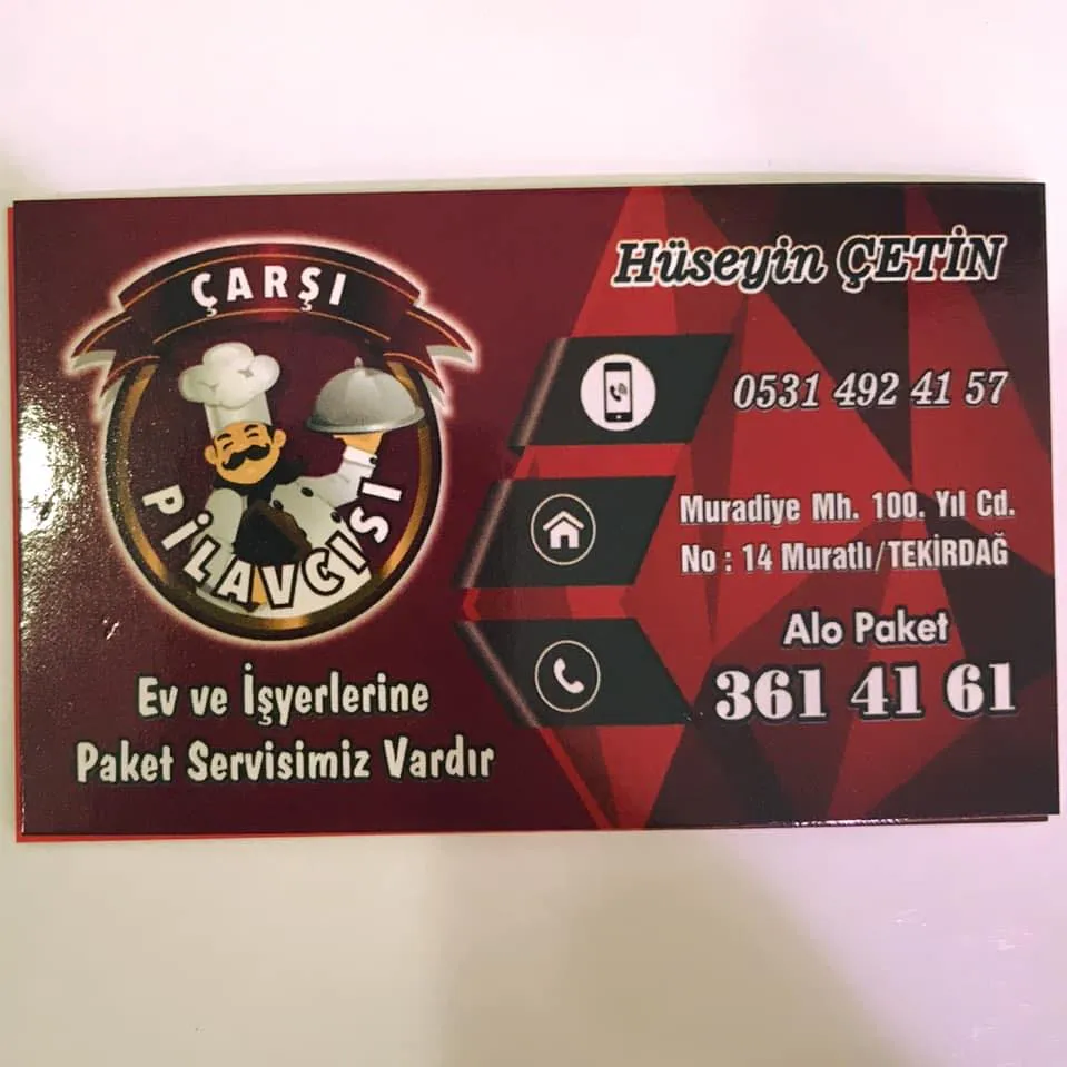 Muratlı Pilavcısı - Muratlı Tekirdağ
